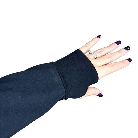 Nike Women’s Black Oversized Dri-Fit Yoga Cardigan, Athleisure Workout lagenlook - Picture 6 of 10